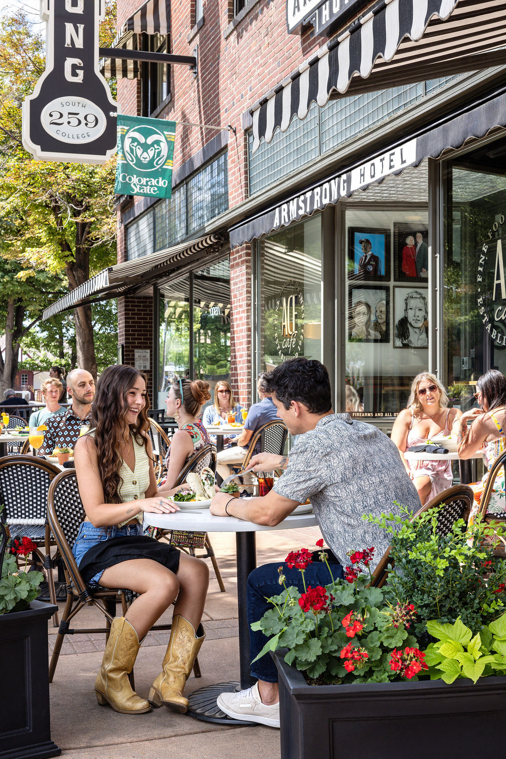 Ace Café summer crowd